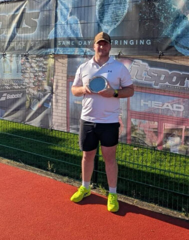 Mens Singles Plate Winner 2025 - Ollie Hicks