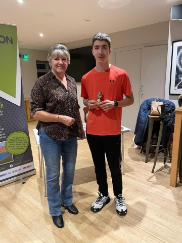 Under 14's Runner Up - Thomas Langley