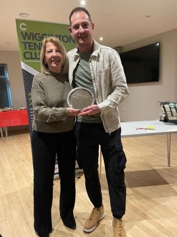 Mens Singles Plate Winner - Matt Waudby
