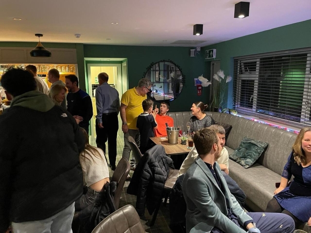 Members enjoying the presentation evening