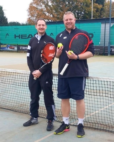 Mens Singles Plate Finalists 2024 - Matt Waudby and Ben Storey
