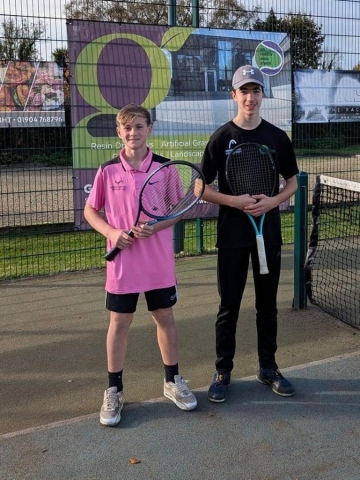Under 14 Finalists 2024 - Sam Davis and Thomas Langley